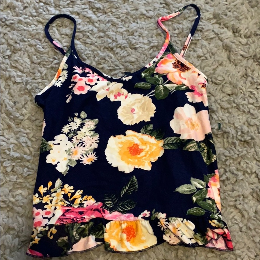 Floral tank top